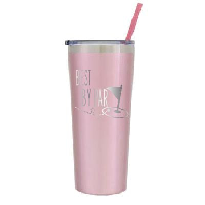 22 oz Personalized Golf Dad Tumbler - Laser Engraved