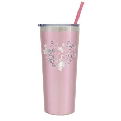 22 oz Personalized Optometry Tumbler - Laser Engraved