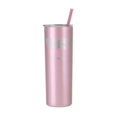 20  oz Personalized New Orleans Tumbler - Laser Engraved