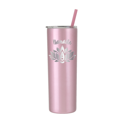 20 oz Personalized Yoga Tumbler - Laser Engraved
