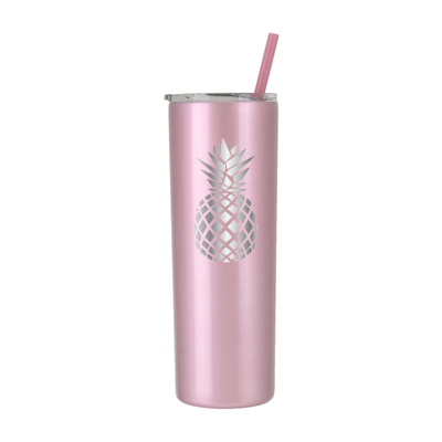 Personalized Pineapple Tumbler - Laser Engraved