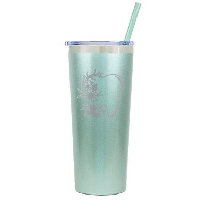 22 oz Personalized Dental Tumbler - Laser Engraved