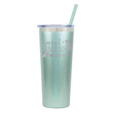 22 oz Personalized House Keeper Tumbler - Laser Engraved