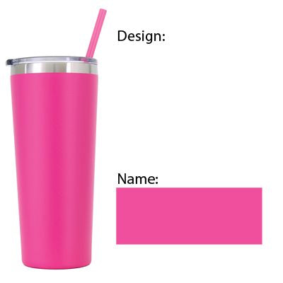 22 oz Personalized Dad Tumbler - Laser Engraved