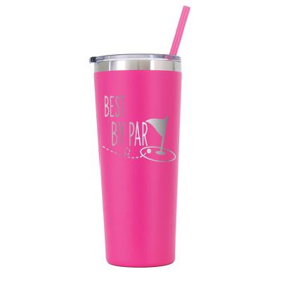 22 oz Personalized Golf Dad Tumbler - Laser Engraved