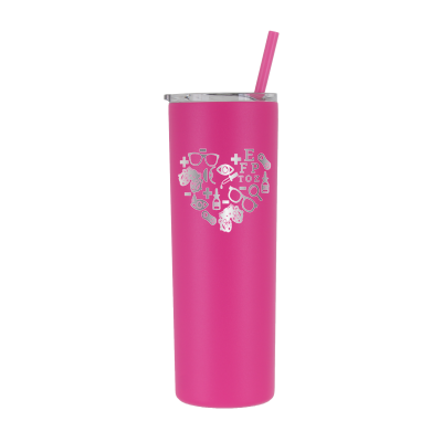 20 oz Personalized Optometry Tumbler - Laser Engraved