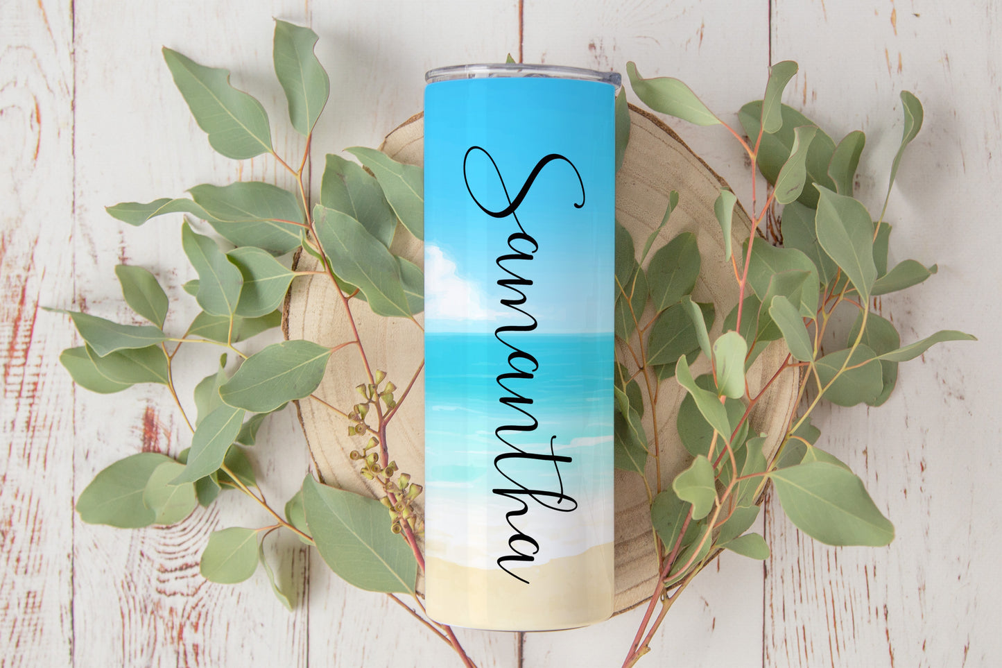 20 oz Personalized Beach Tumbler