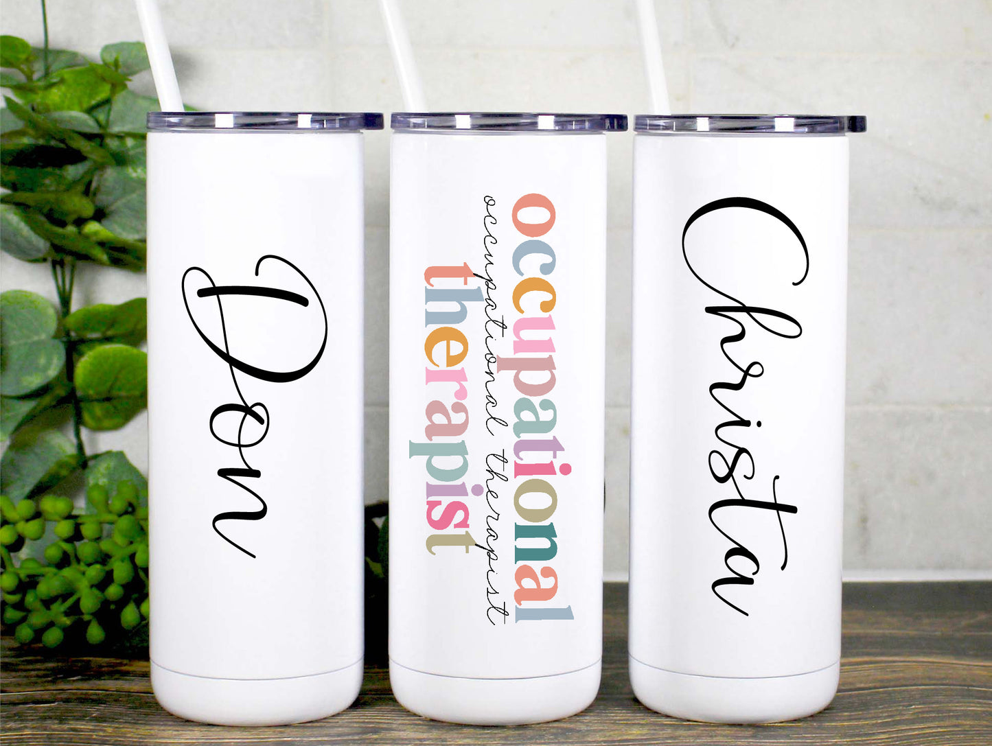 20 oz Maker Personalized Occupational Therapist Tumbler
