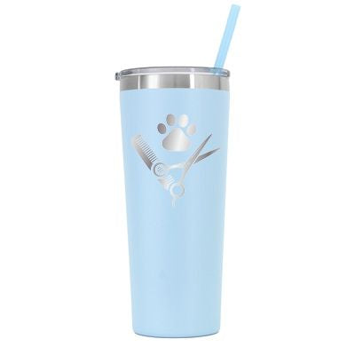 22 oz Personalized Pet Groomer Tumbler Laser Engraved