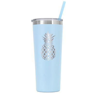 Personalized Pineapple Tumbler - Laser Engraved