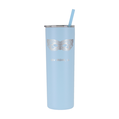 20  oz Personalized New Orleans Tumbler - Laser Engraved