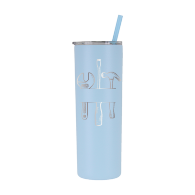 20 oz Personalized Mechanic Tumbler - Laser Engraved