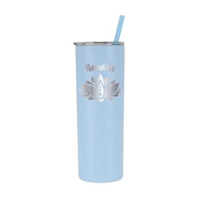 20 oz Personalized Yoga Tumbler - Laser Engraved