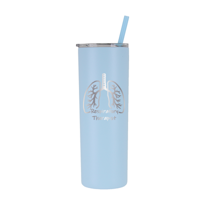 20 oz Personalized Respiratory Therapist Tumbler - Laser Engraved
