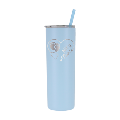 20 oz Personalized NICU Nurse Tumbler - Laser Engraved