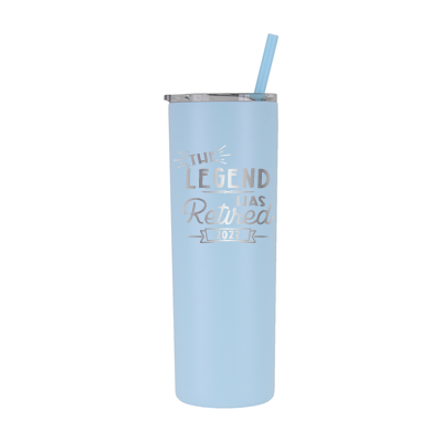 Personalized 2023 Retired "The Legend" Tumbler - Laser Engraved