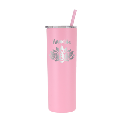 20 oz Personalized Yoga Tumbler - Laser Engraved