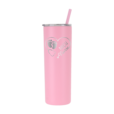 20 oz Personalized NICU Nurse Tumbler - Laser Engraved