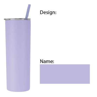 20  oz Personalized Baseball Tumbler - Laser Engraved