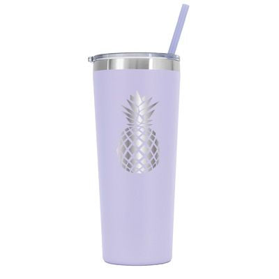 Personalized Pineapple Tumbler - Laser Engraved