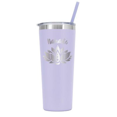 22 oz Personalized Yoga Tumbler - Laser Engraved