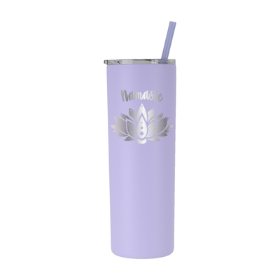 20 oz Personalized Yoga Tumbler - Laser Engraved