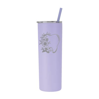 20 oz Personalized Dental Tumbler - Laser Engraved