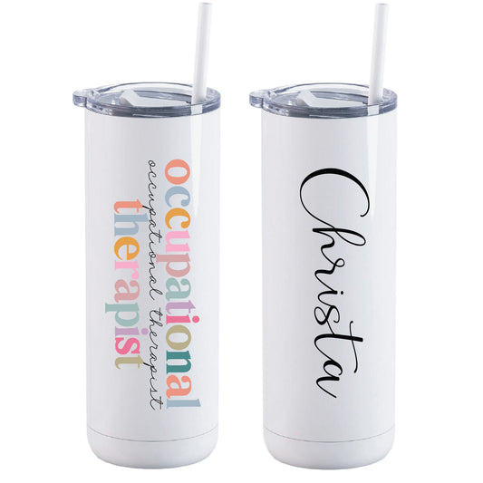 20 oz Maker Personalized Occupational Therapist Tumbler
