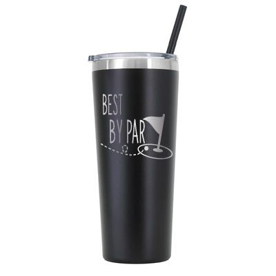 22 oz Personalized Golf Dad Tumbler - Laser Engraved