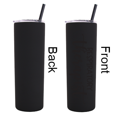 20 oz Personalized Respiratory Therapist Tumbler - Vinyl Decal
