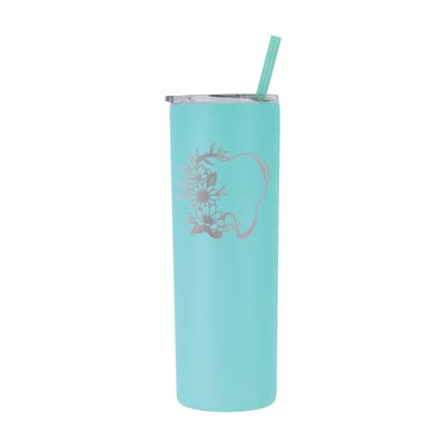 20 oz Personalized Dental Tumbler - Laser Engraved