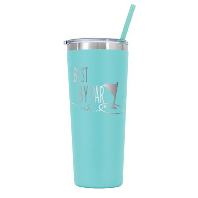 22 oz Personalized Golf Dad Tumbler - Laser Engraved