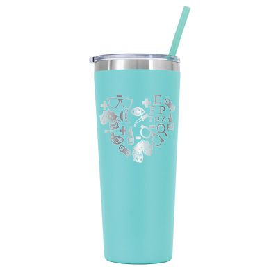 22 oz Personalized Optometry Tumbler - Laser Engraved