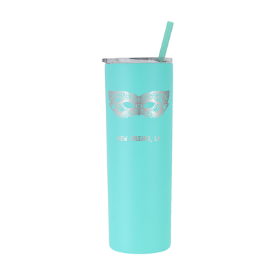 20  oz Personalized New Orleans Tumbler - Laser Engraved