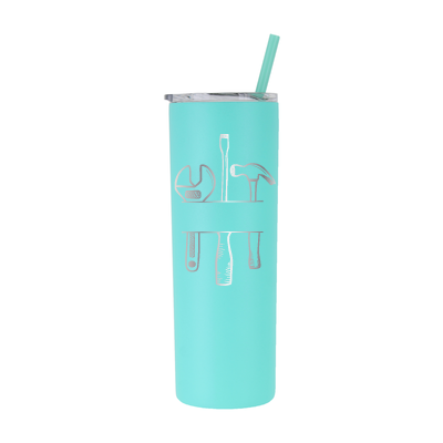 20 oz Personalized Mechanic Tumbler - Laser Engraved