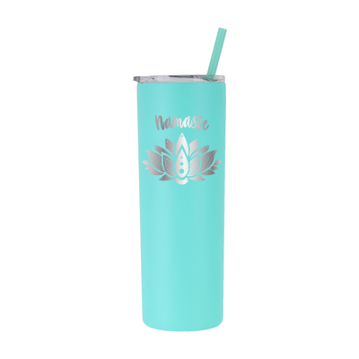 20 oz Personalized Yoga Tumbler - Laser Engraved