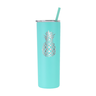 Personalized Pineapple Tumbler - Laser Engraved
