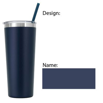 22 oz Personalized Dad Tumbler - Laser Engraved