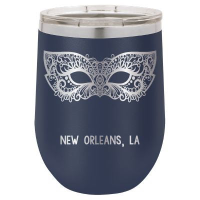 Vaso New Orleans personalizado de 12 oz - grabado con láser