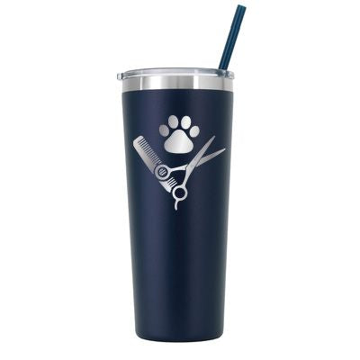 22 oz Personalized Pet Groomer Tumbler Laser Engraved