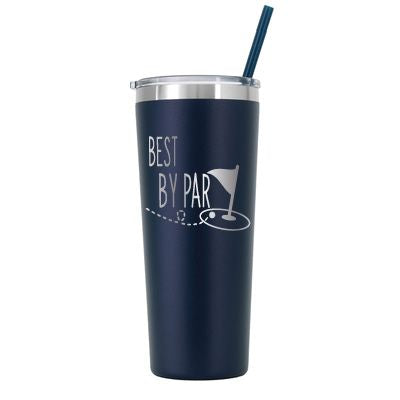 22 oz Personalized Golf Dad Tumbler - Laser Engraved