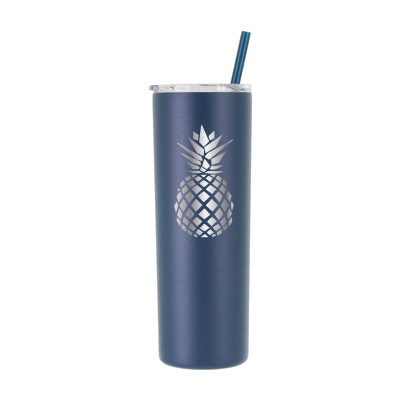 Personalized Pineapple Tumbler - Laser Engraved