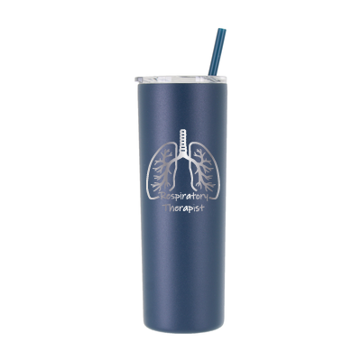 20 oz Personalized Respiratory Therapist Tumbler - Laser Engraved