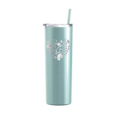 20 oz Personalized Optometry Tumbler - Laser Engraved