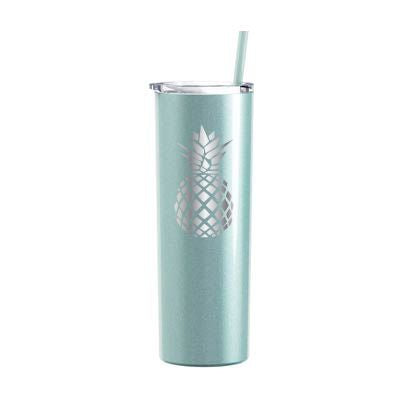 Personalized Pineapple Tumbler - Laser Engraved