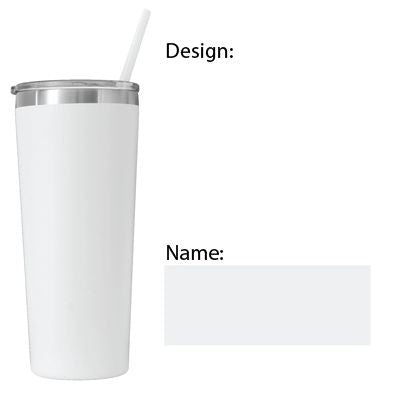 22 oz Personalized Dad Tumbler - Laser Engraved