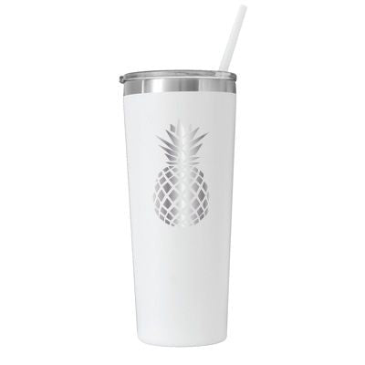 Personalized Pineapple Tumbler - Laser Engraved