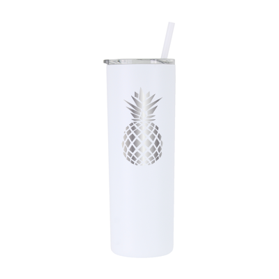 Personalized Pineapple Tumbler - Laser Engraved