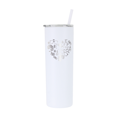 20 oz Personalized Optometry Tumbler - Laser Engraved