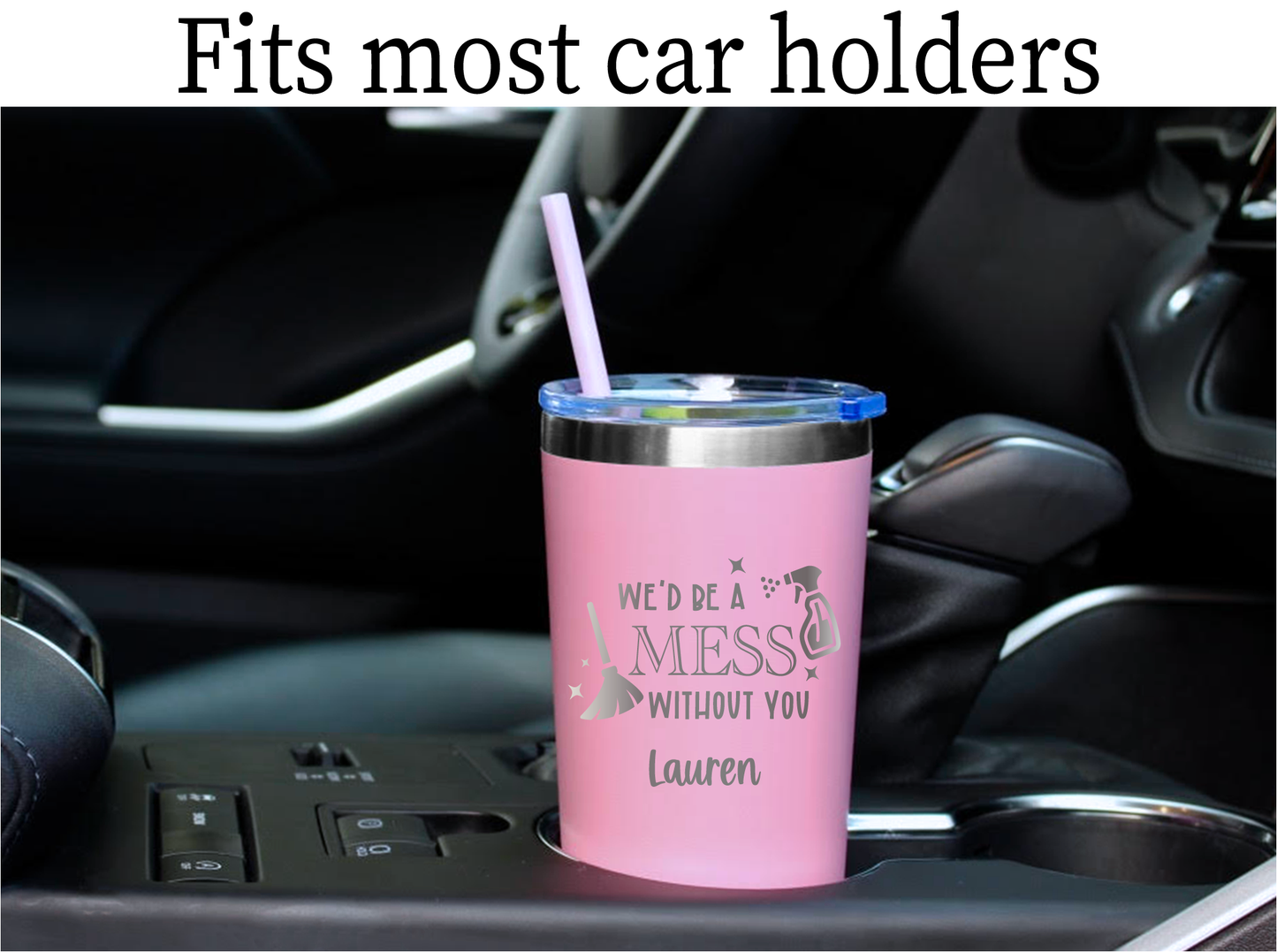 22 oz Personalized House Keeper Tumbler - Laser Engraved